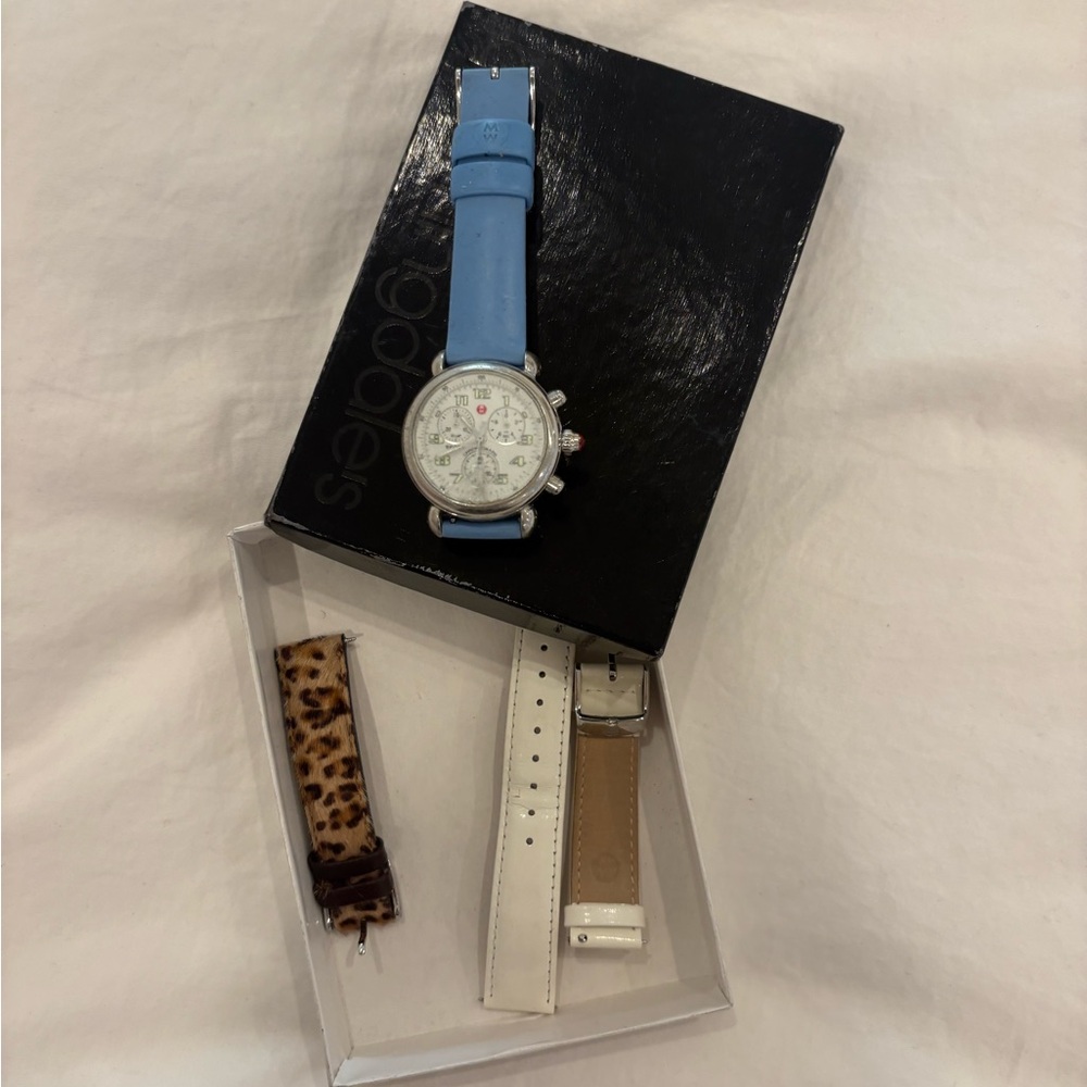 Michelle Blue Watch with Interchangeable Straps needs new battery